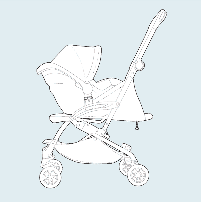 silla de paseo atom style set de maclaren