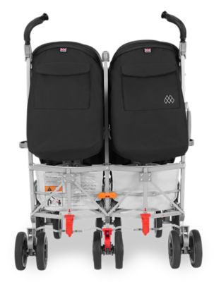 maclaren duo buggy twin techno black